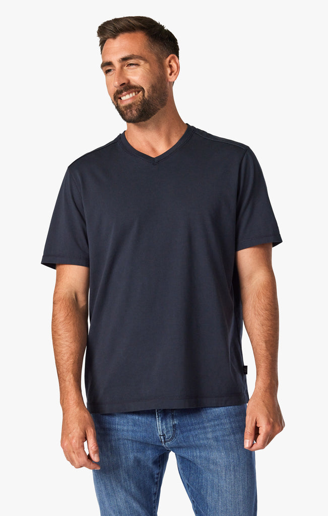 34 Heritage - Deconstructed V-Neck - Dark Navy