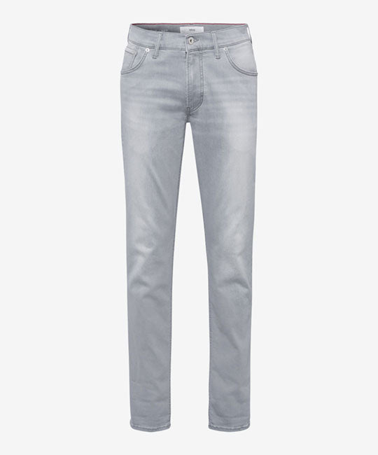 Brax Luxury Men\'s Casual Pants BNWT Chuck Hi-Flex Silver Grey Jeans – Ed\'s  Fine Imports | 
