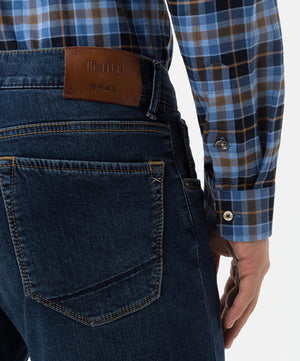 Brax Luxury Men's Casual Pants BNWT Chuck Hi-Flex Regular Blue Jeans