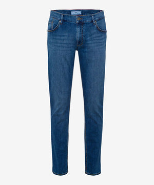 Brax Luxury Men's Casual Pants BNWT Chuck Hi-Flex Mid Blue Jeans