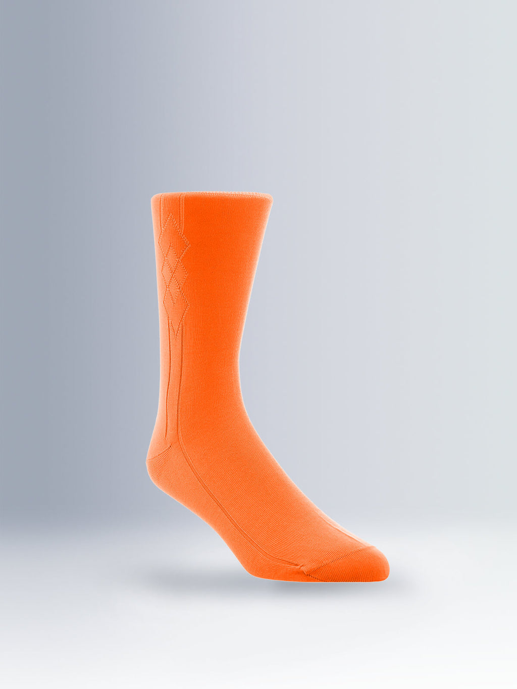 Bugatchi Socks - TONAL SIDE STRIPE & DIAMOND CLUSTER MID-CALF SOCKS