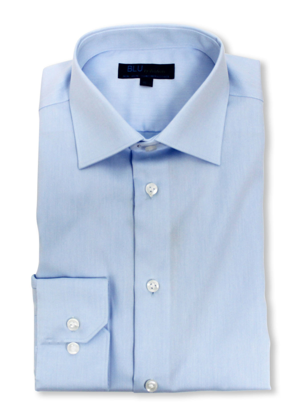 Polifroni Dress Shirt - Blu-360 - Powder Blue