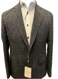 Jack Victor Men's Blazer -Black / Charcoal Check Mens Sports Jacket Made in Canada BNWT