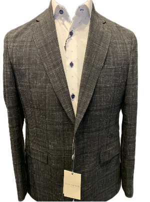 Jack Victor Men's Blazer -Black / Charcoal Check Mens Sports Jacket Made in Canada BNWT