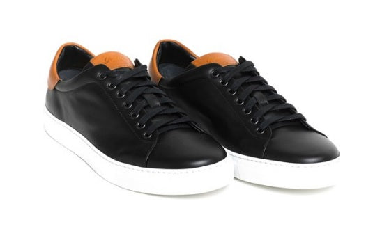 Good Man Brand - LEGEND LO TOP SNEAKER - BLACK / VACHETTA