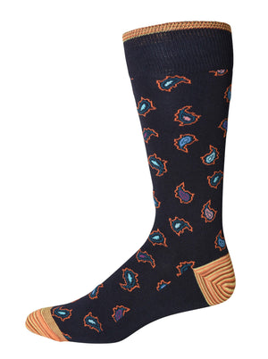 Robert Graham Socks - Camber Navy