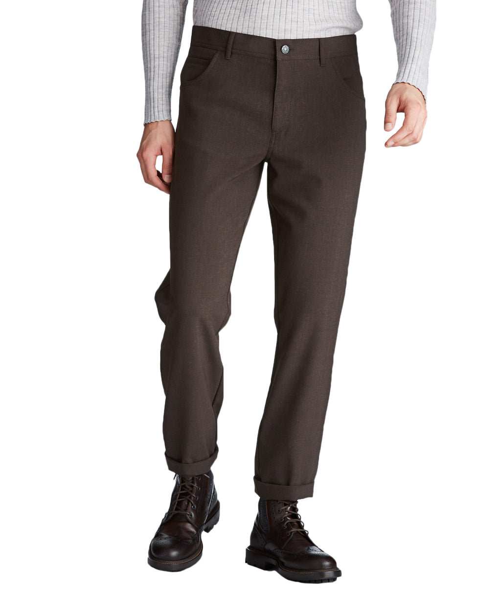 Copy of Alberto - Ceramica Pipe Slim Fit Brown