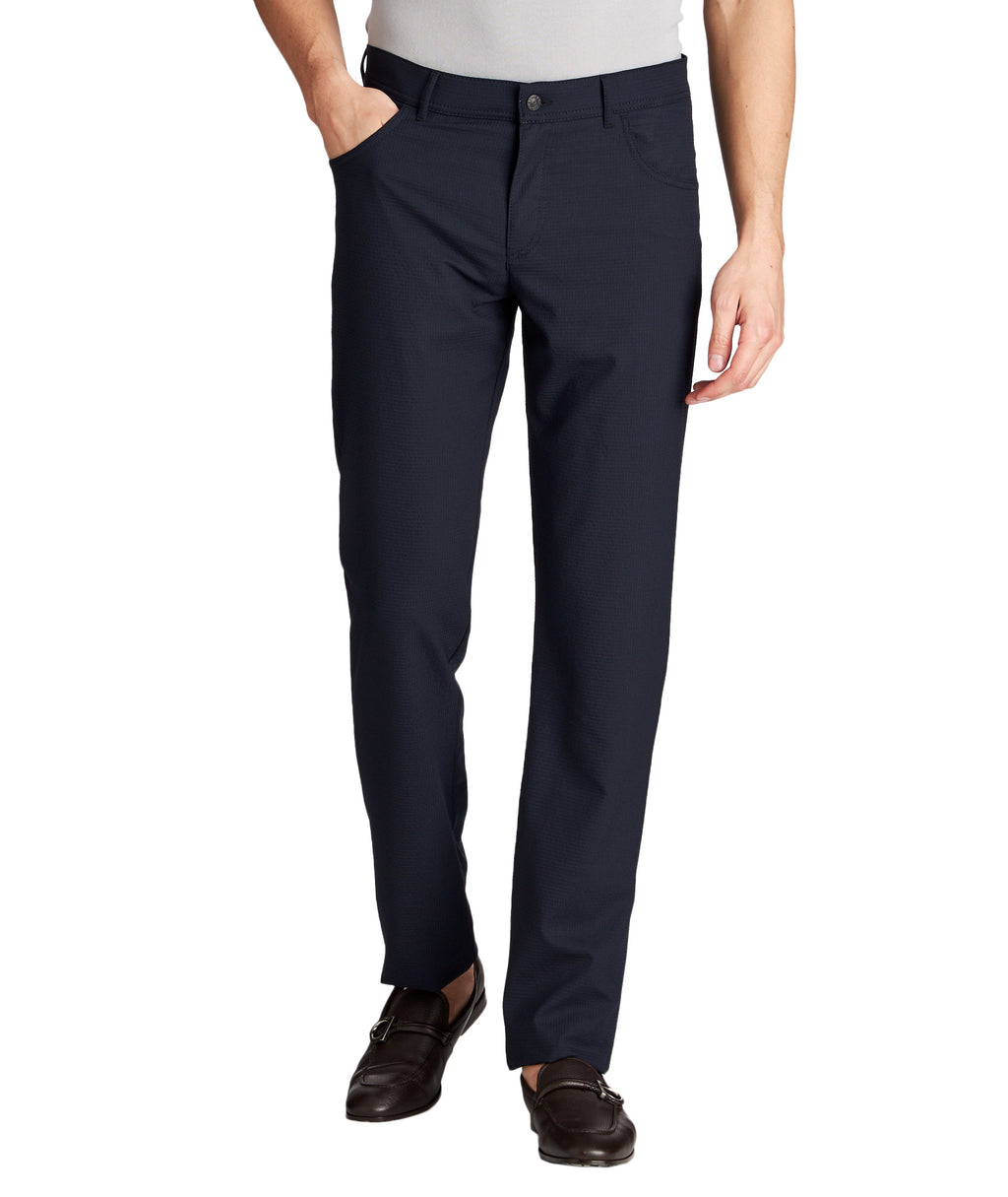 Alberto - Ceramica Pipe Slim Fit Navy