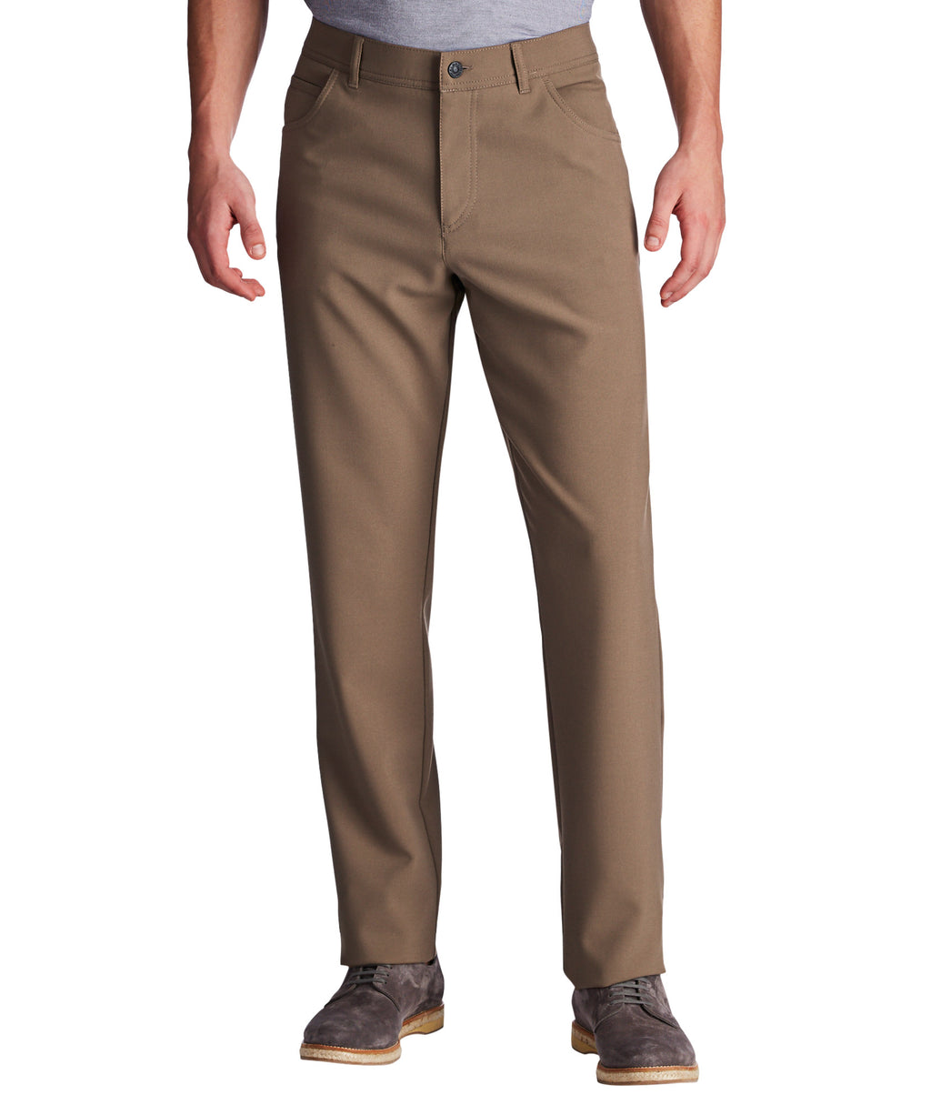 Alberto - Ceramica Pipe Slim Fit Tan