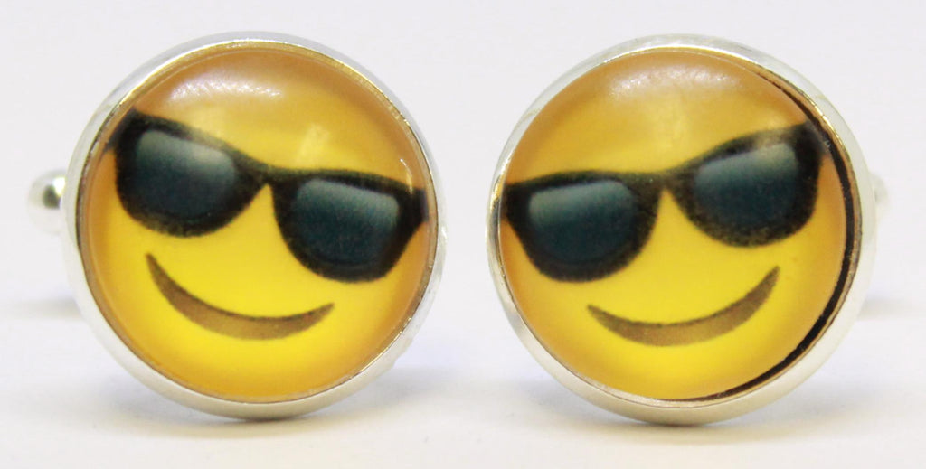 Cufflinks - Emoji Sunglasses