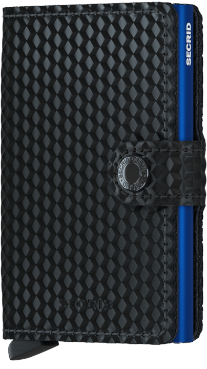 Secrid - Mini Wallet Cubic Black - Blue