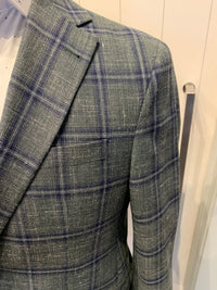 Jack Victor Men's Blazer - Green Check Mens Sports Jacket Made In Canada BNWT