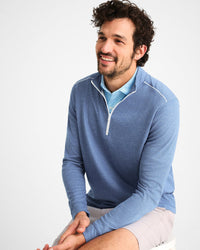 Johnnie-O - Wells PREP-FORMANCE 1/4 Zip Pullover - Lake