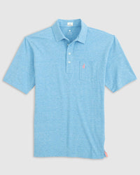 Johnnie-O - Heathered Original Polo - Bondi Blue