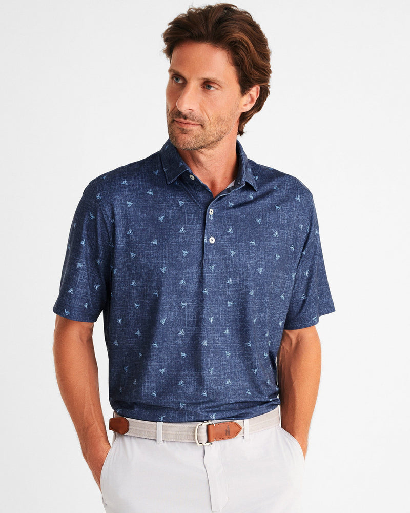 Johnnie-O - Printed Polo -Shaka - Lake