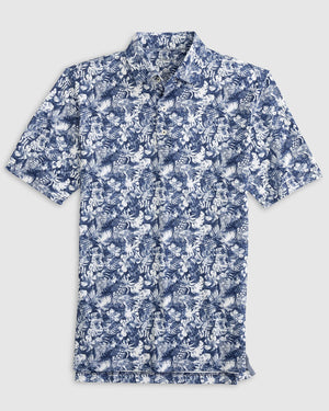 Johnnie-O - Manu Printed Polo - Lake