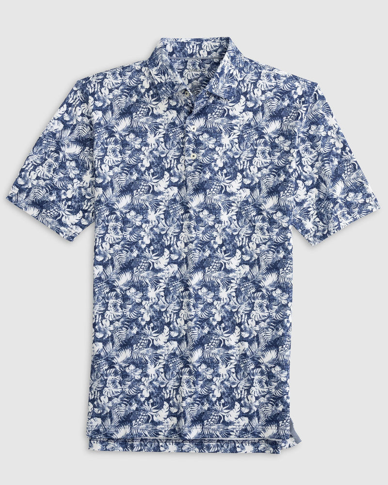 Johnnie-O - Manu Printed Polo - Lake