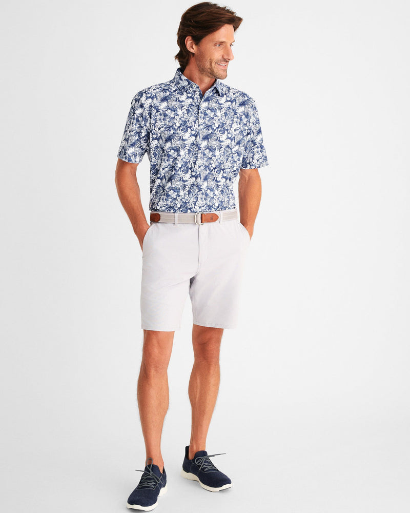 Johnnie-O - Manu Printed Polo - Lake