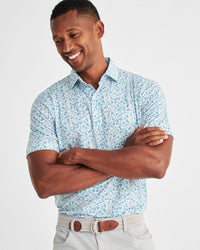 Johnnie-O - Printed Polo - Hendrick - Malibu
