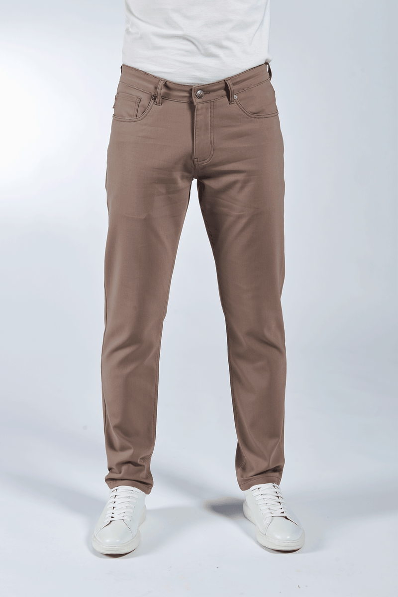 7 Downie St - Voyager 5 Pocket Pant - Camel