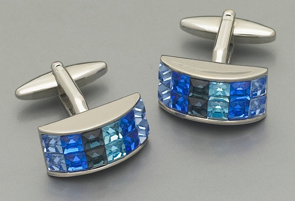 Cufflinks - Austrian Crystals L3156