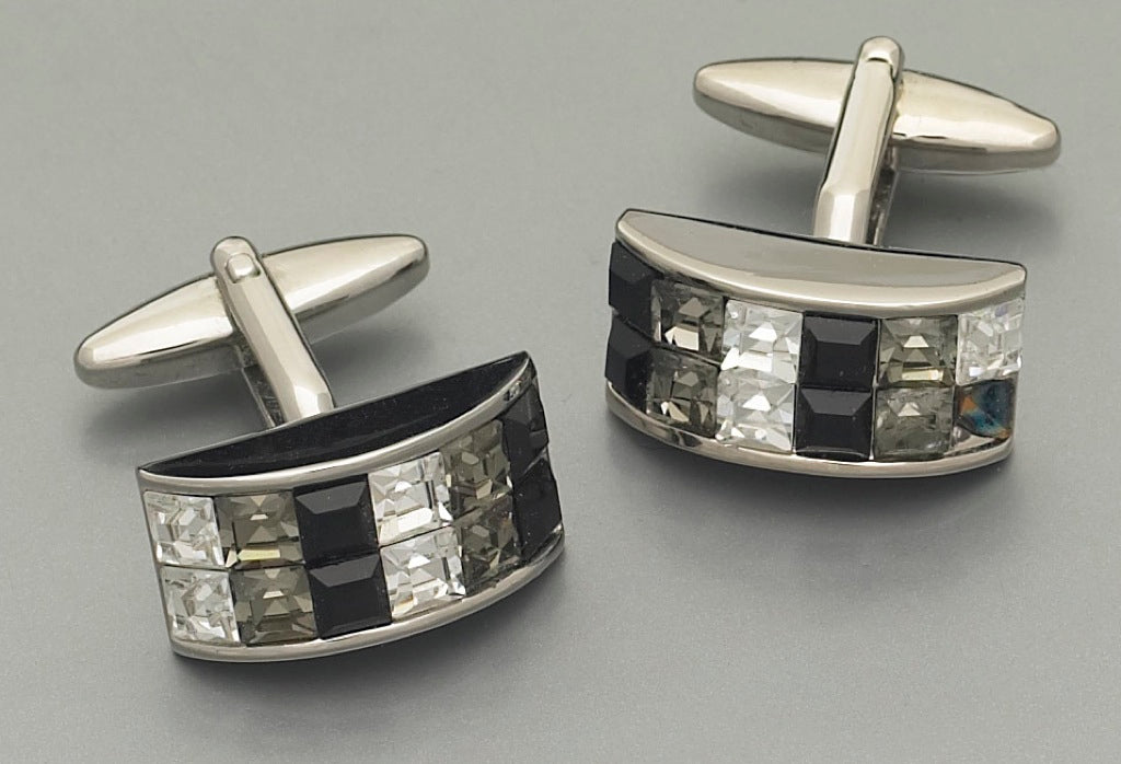 Cufflinks - Austrian Crystals L3536