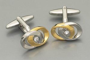 Cufflinks - L6506 Austrian Crystals