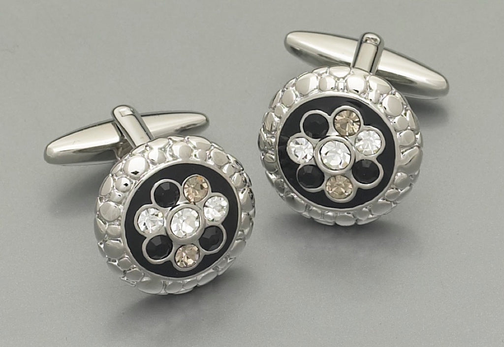 Cufflinks - Austrian Crystals L7600