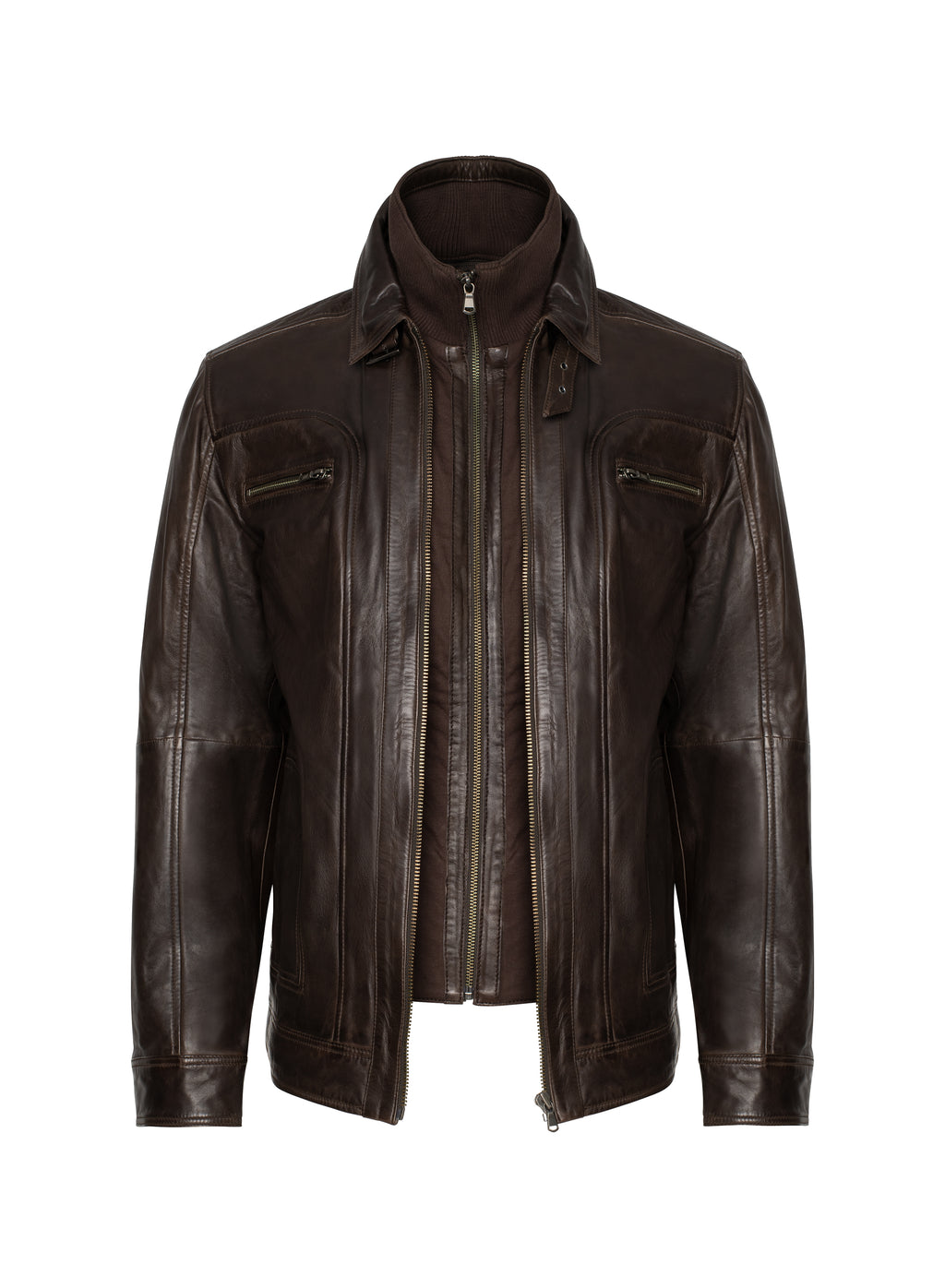 Lamarque - Leather Jacket Dark Brown
