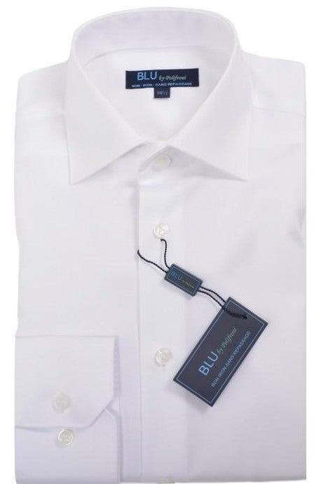 Polifroni Dress Shirt - Blu-360 Miami (slim fit) - White