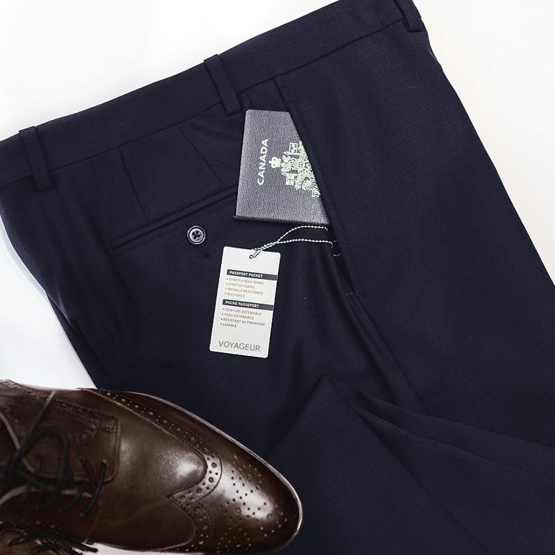 Navy Voyageur Travel Pants • Modern Fit by Riviera