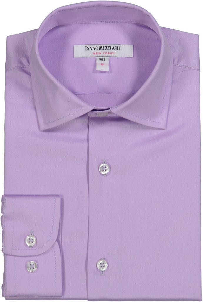 Isaac Mizrahi -  Purple Dress Shirt - Boys