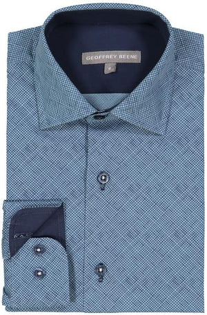 Geoffrey Beene - Blue Texture - Boys Shirt