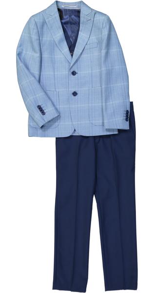 Isaac Mizrahi - Plaid Suit With Solid Pants - Boys