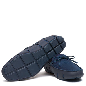 Swims - Braided Lace Loafer - Navy Shoes
