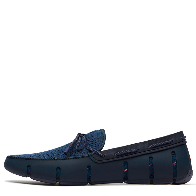 Swims - Braided Lace Loafer - Navy Shoes
