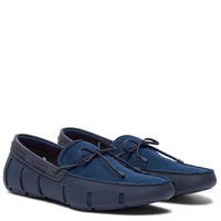 Swims - Braided Lace Loafer - Navy Shoes