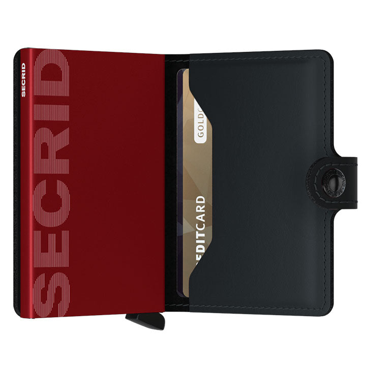 Secrid - Mini Wallet Matte Black & Red