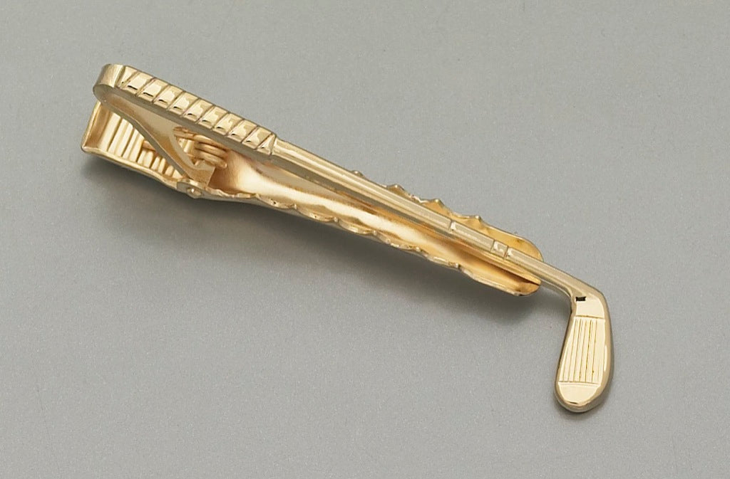 Tie Bar - Golf Club Gold