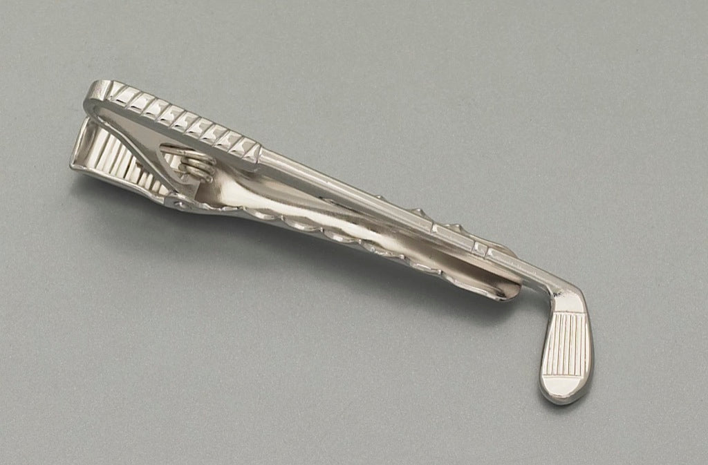 Tie Bar - Golf Club Silver