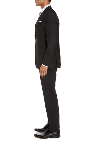 Ted Baker - Jay Trim Fit Solid Wool Suit - Black