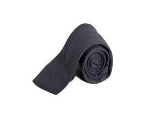 Dion Men's 100% Silk Neck Tie - Solid - Grey/Blue Texture - BNWT