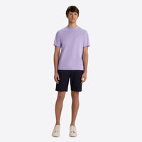 Bugatchi - Rufus Solid OoohCotton® Short Sleeve Crew - Lilac