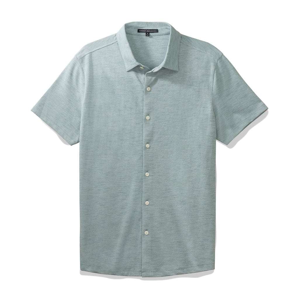 Robert Barakett - Whitner Knit Shirt - Soft Teal