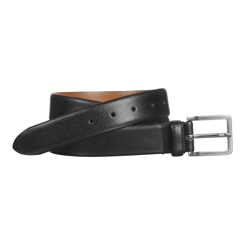 Johnston & Murphy Belt - Feathered Edge - Black - 75-7553