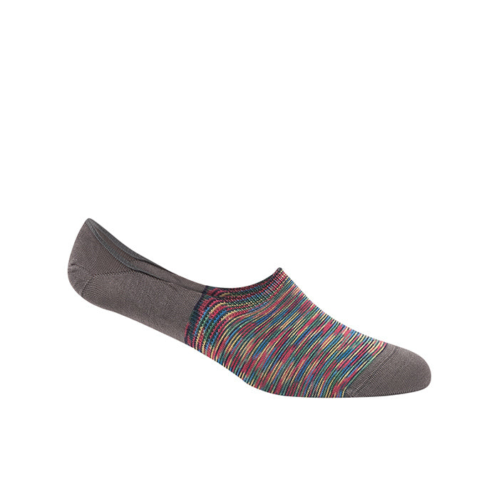 Bugatchi Socks - No Show Loafer Liner Socks - Steel