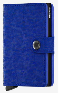 Secrid - Mini Wallet Crisple Blue-Black