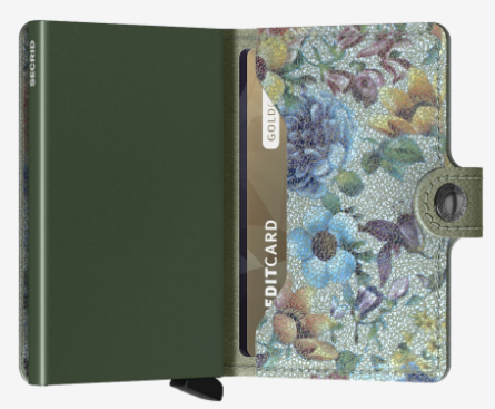 Secrid - Mini Wallet Crisple Pistachio Floral
