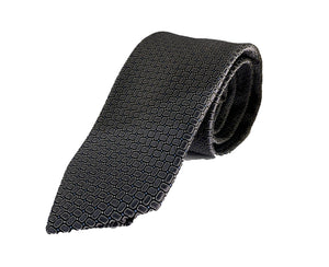 Dion Men's 100% Silk Neck Tie - Silver Grey   - BNWT
