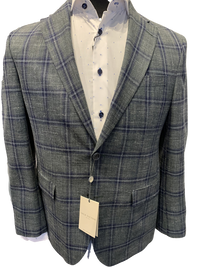 Jack Victor Men's Blazer - Green Check Mens Sports Jacket Made In Canada BNWT